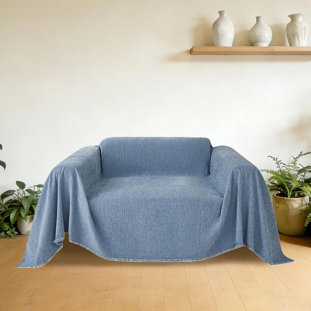 Divano confortevole Telo Copridivano Posti Resistente Alle blu