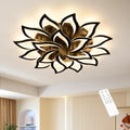 Arredo per soggiorno plafoniera soffitto dimmerabile lampadario petali bianco